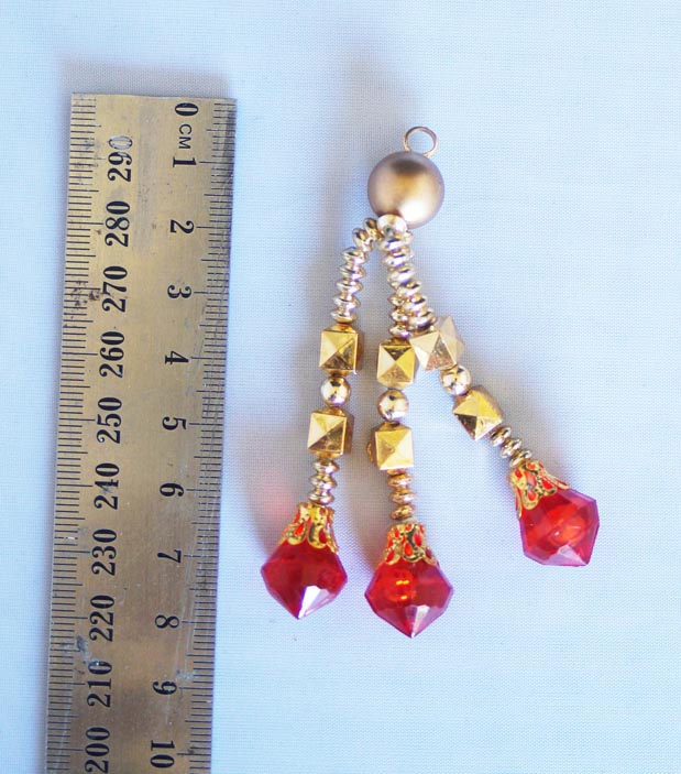 red and gold blingsal pack of 6